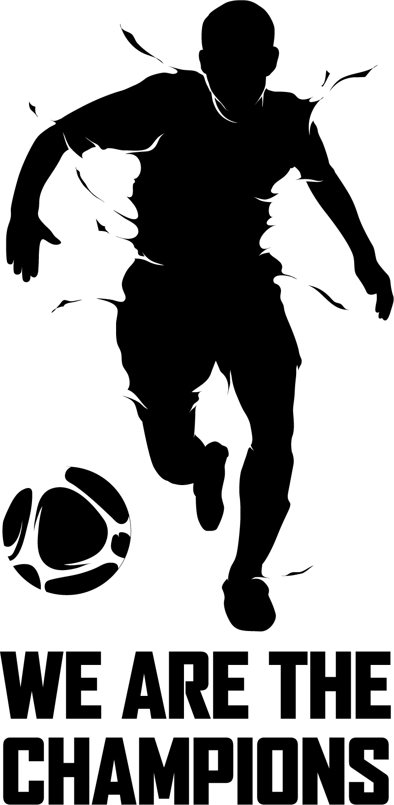 Plakat nogomet smo prvaki - TenStickers