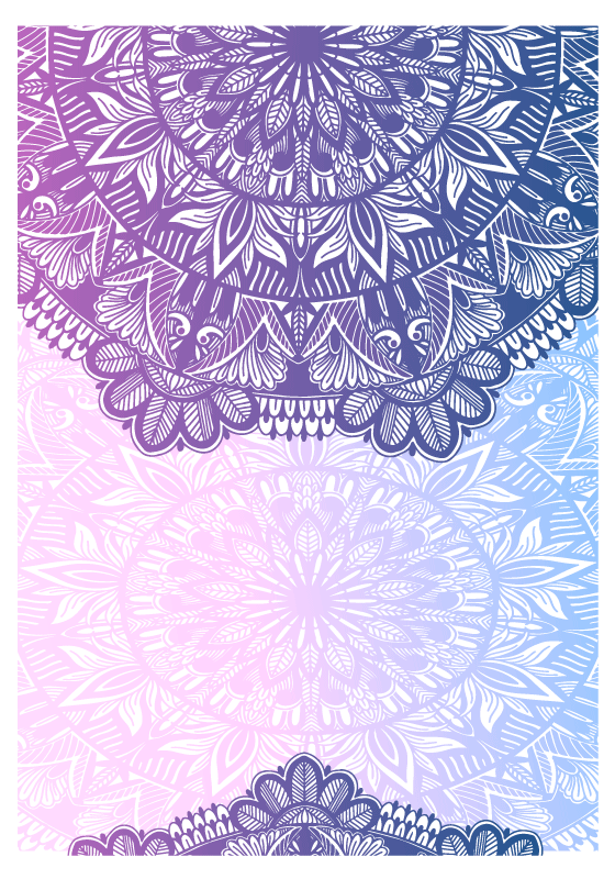 Plakat z motivom ženske mandala - TenStickers