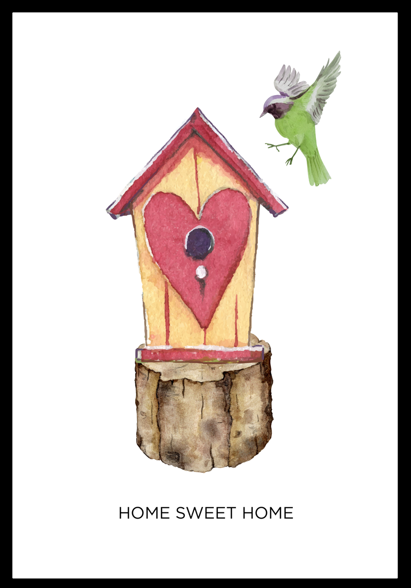 Doma sladko doma Dnevniški plakat - TenStickers