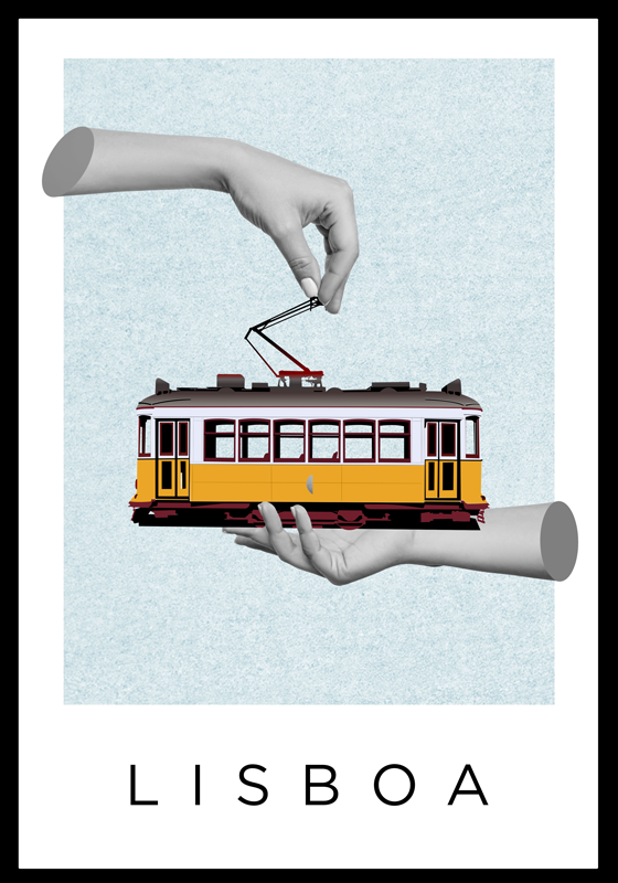ikonični lizbonski plakat - TenStickers