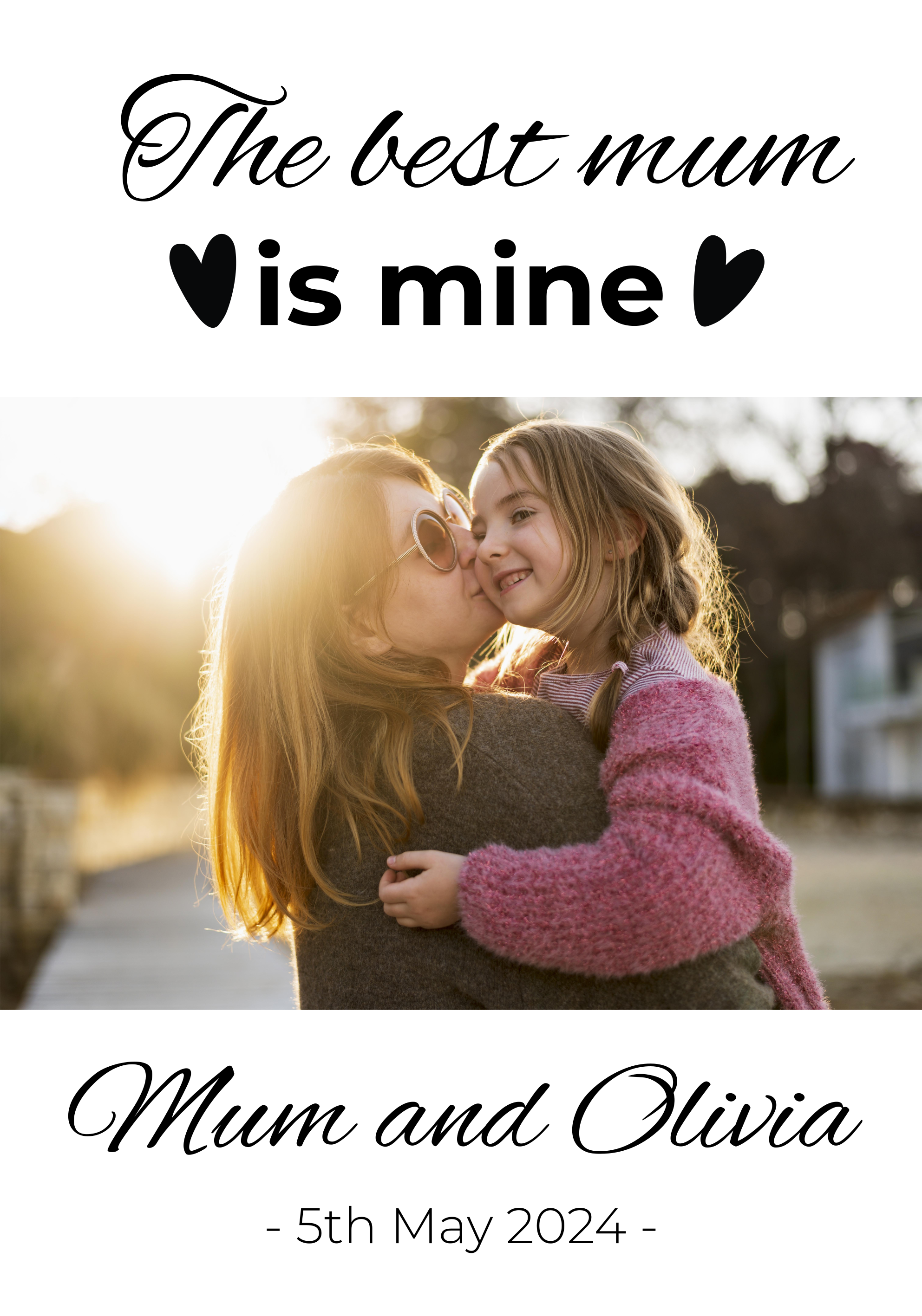 Najboljša mama Dnevniški plakat - TenStickers