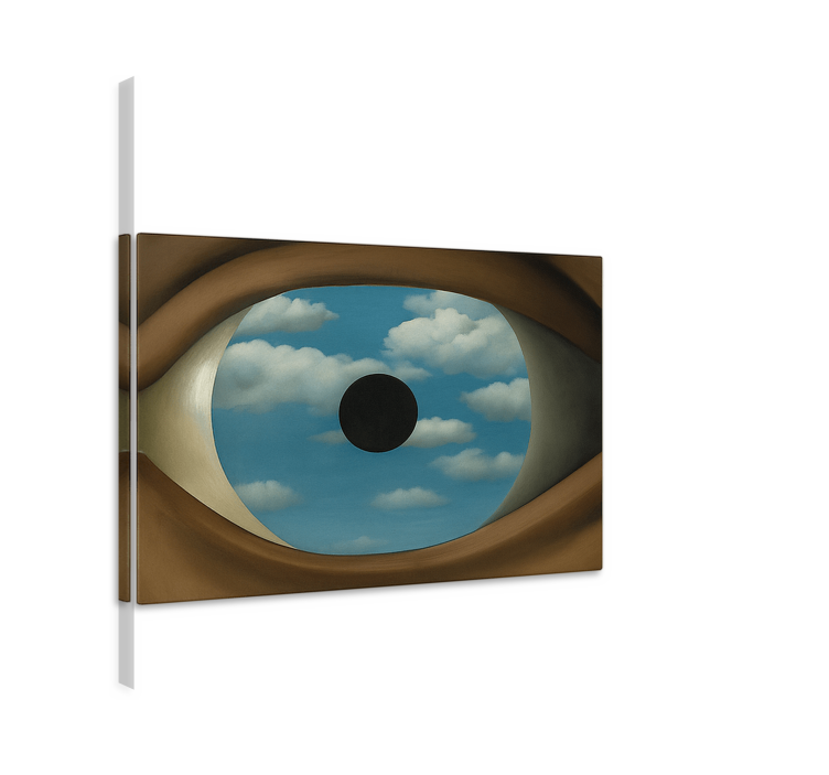 Lažno ogledalo platno umetniška slika - TenStickers