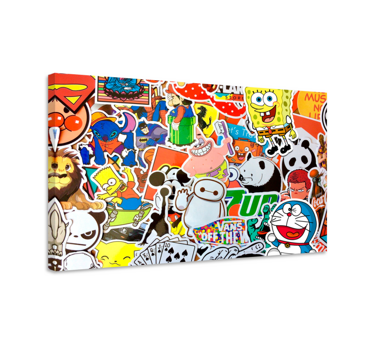 Risani junaki vrtec platno - TenStickers