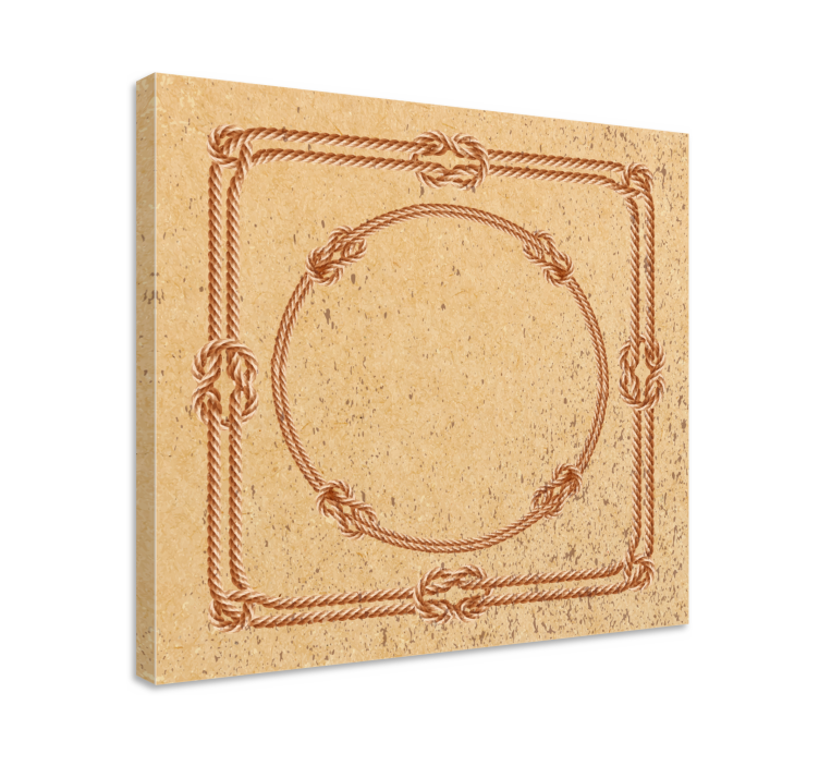 Mornarski vozli navtični tisk na platno - TenStickers