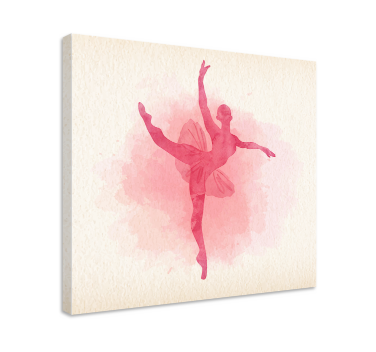 Graceful ballerina pose platno slikanje s plesalci - TenStickers