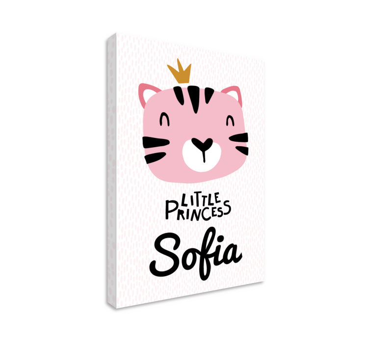 Little princess sofia platno slikanje za dojenčke - TenStickers