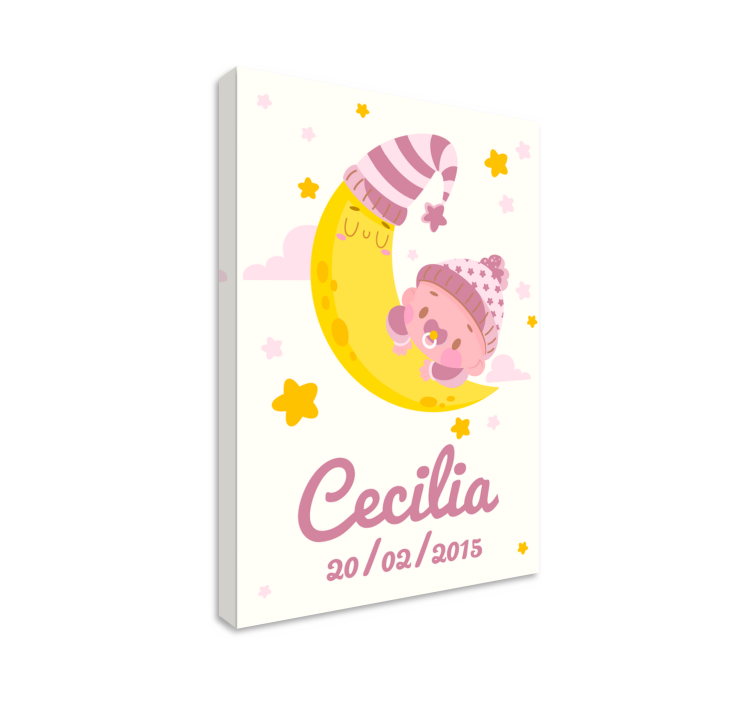 Bebe nombre y datos vrtec platno - TenStickers