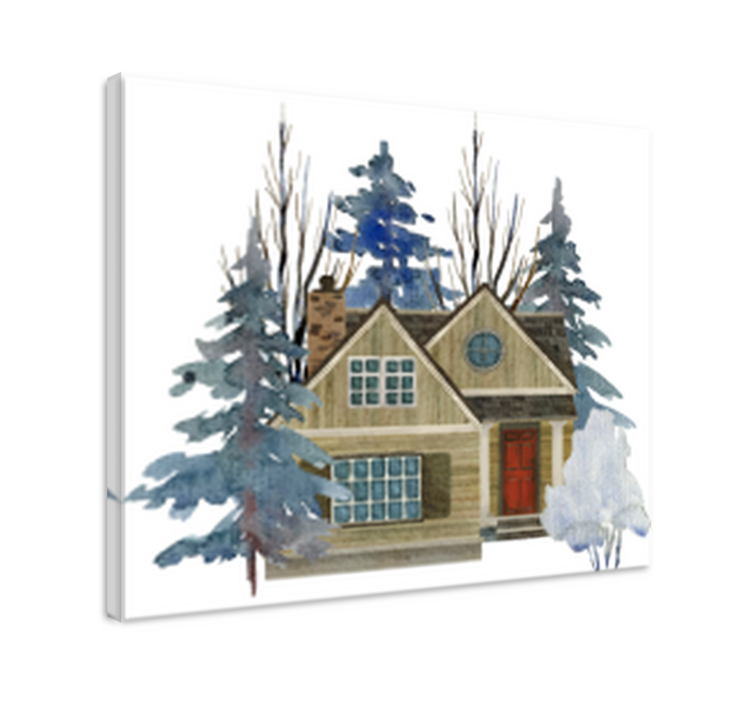 Rustikalni slog rustikalna umetnost platna - TenStickers