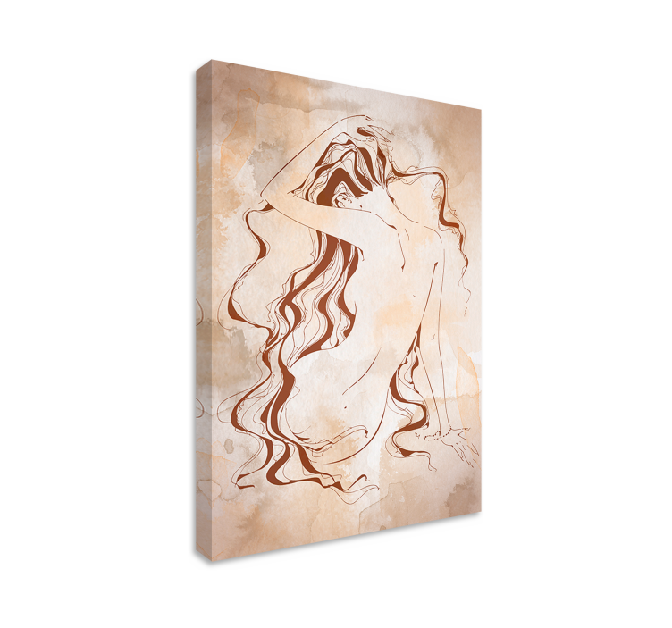 Moderna toaletna papirna kopalnica platno art - TenStickers