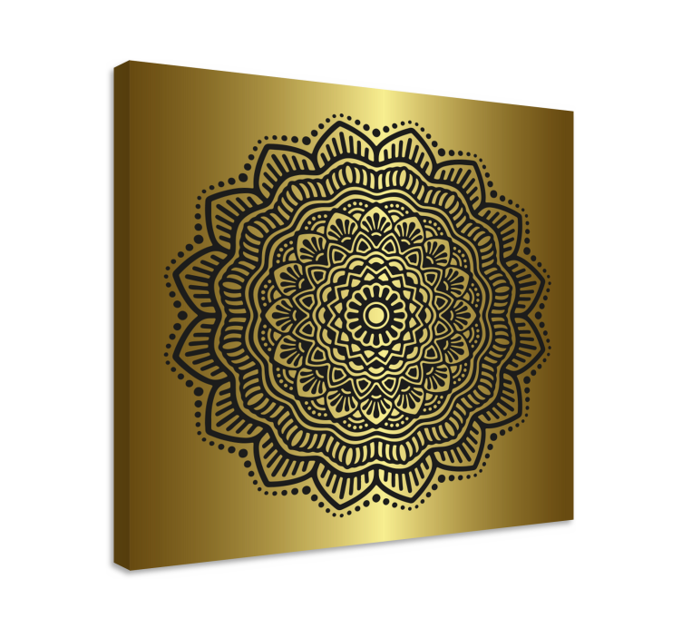 Mandala vhodna dvorana platno art - TenStickers