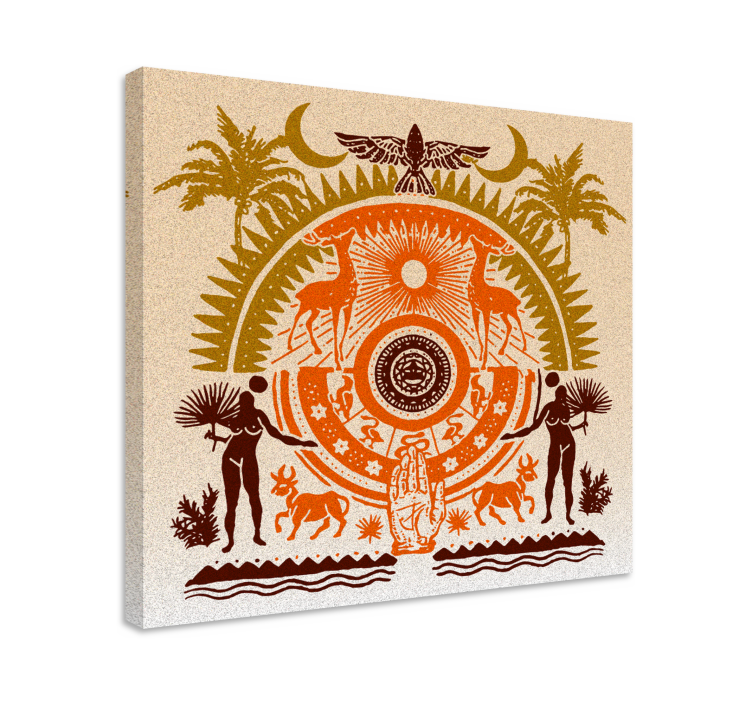 Spiritual nature scene slika na platnu buda - TenStickers