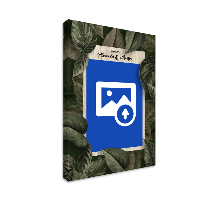 Prilagodljivo fotografsko poročno stensko umetniško platno - TenStickers