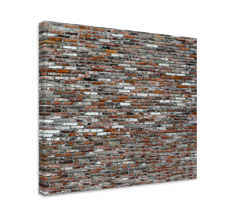 Rustic brick surface platno slikanje dekoracija - TenStickers