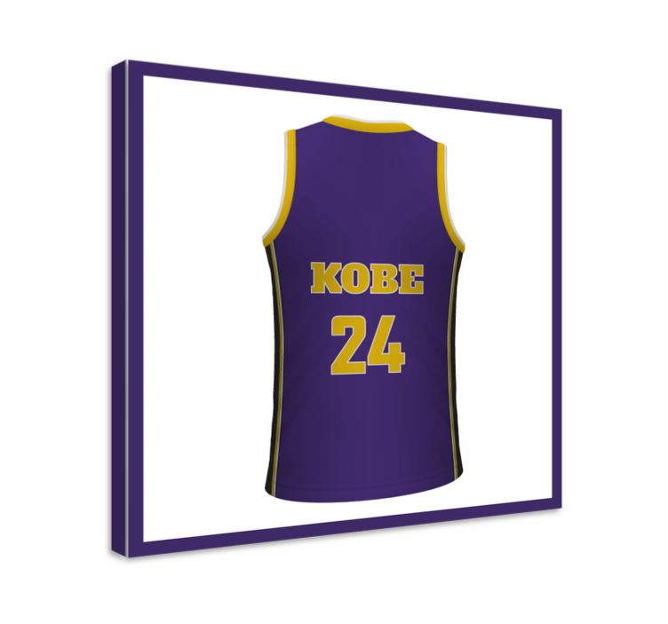Personalised basketball t-shirt platno športne slike - TenStickers
