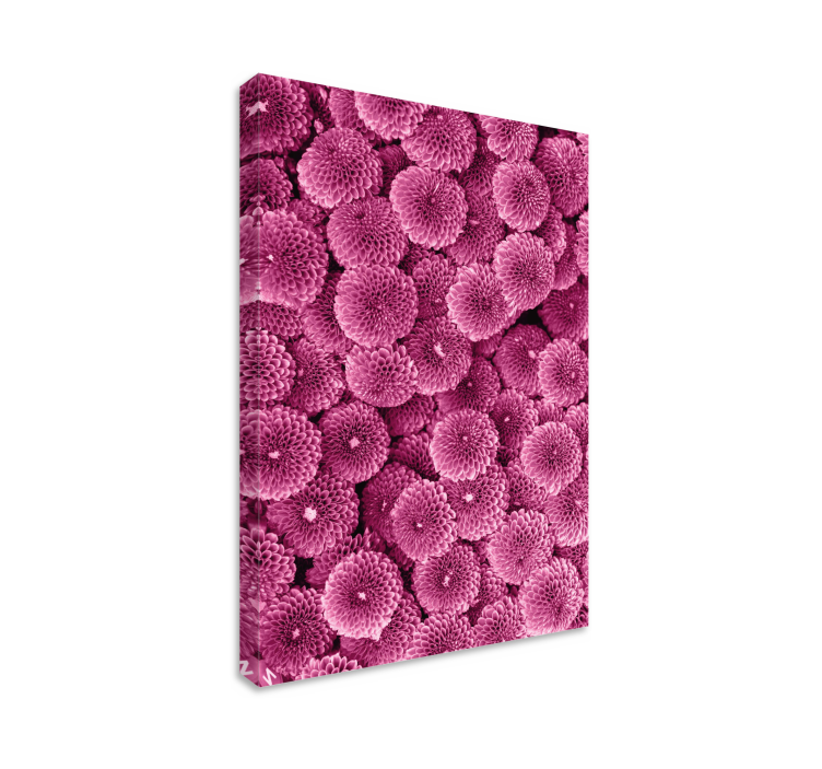 Vibrant floral patterns slikarsko platno z rastlinami - TenStickers