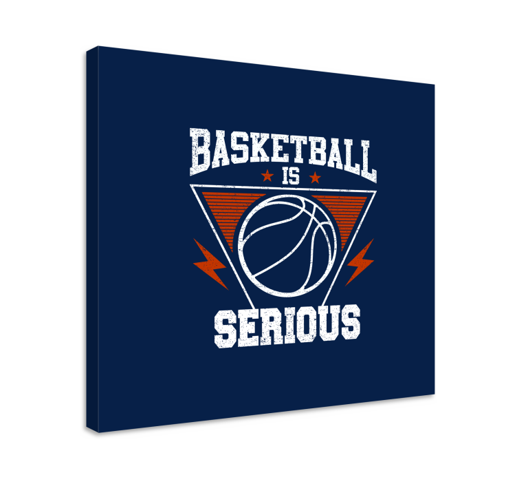 Basketball is serious platno slik šport - TenStickers