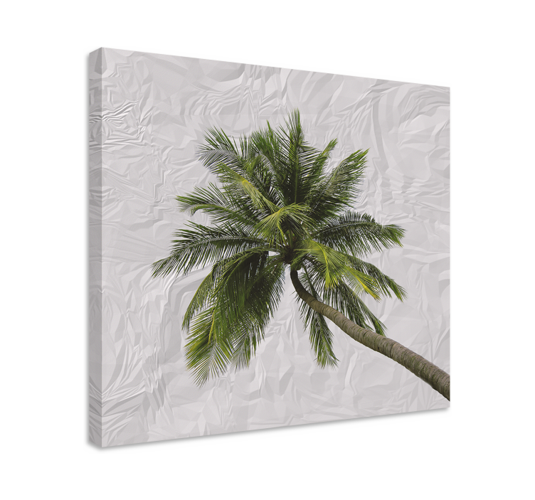 Tall palm frond slikarsko platno z rastlinami - TenStickers