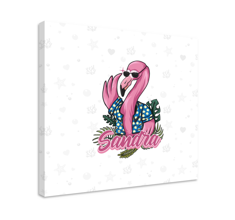 Cool flamingo vibe platna slike z živalmi - TenStickers