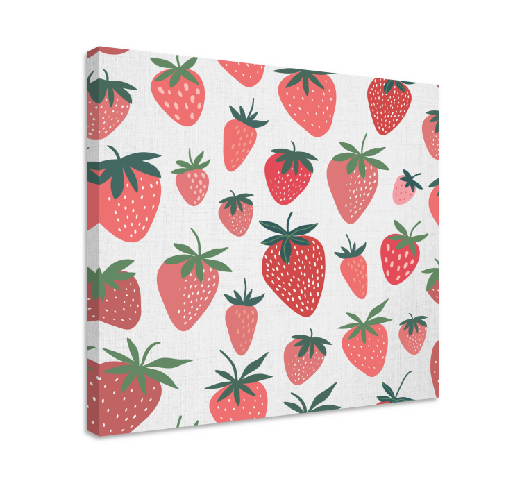 Strawberry motif slikarska platna s sadjem - TenStickers