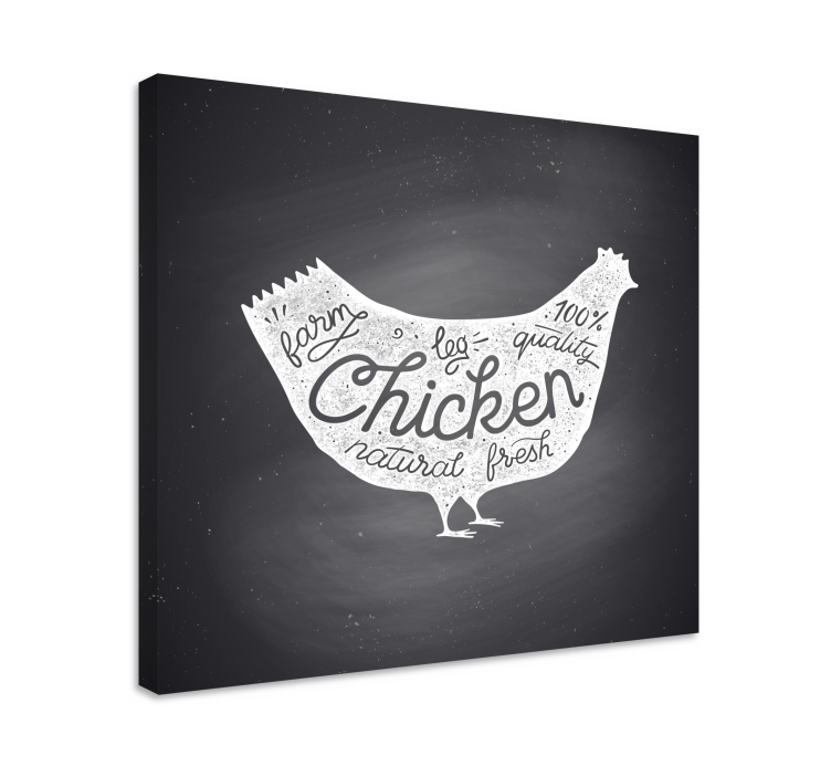 Farm chicken fresh platna z enojnim drevesom - TenStickers