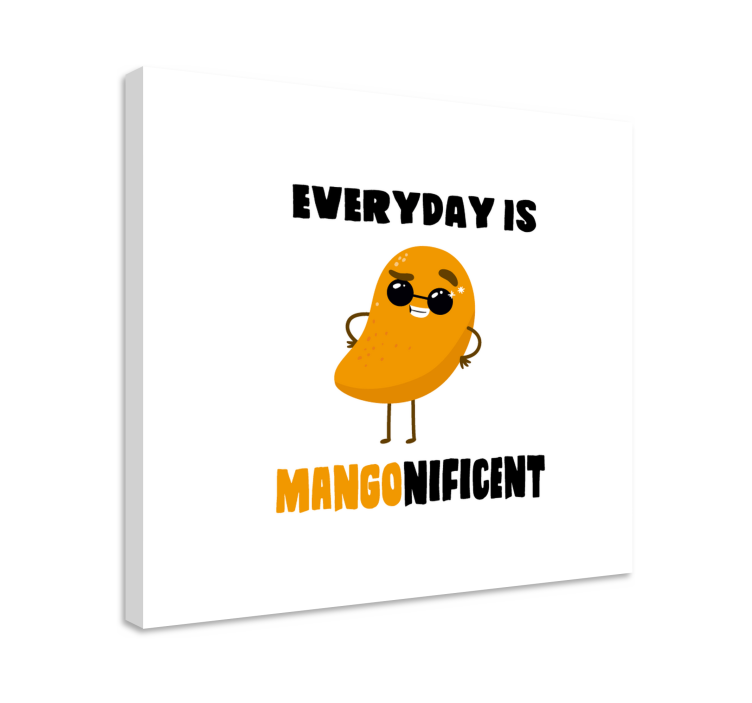 Mango character fun slikarska platna s sadjem - TenStickers