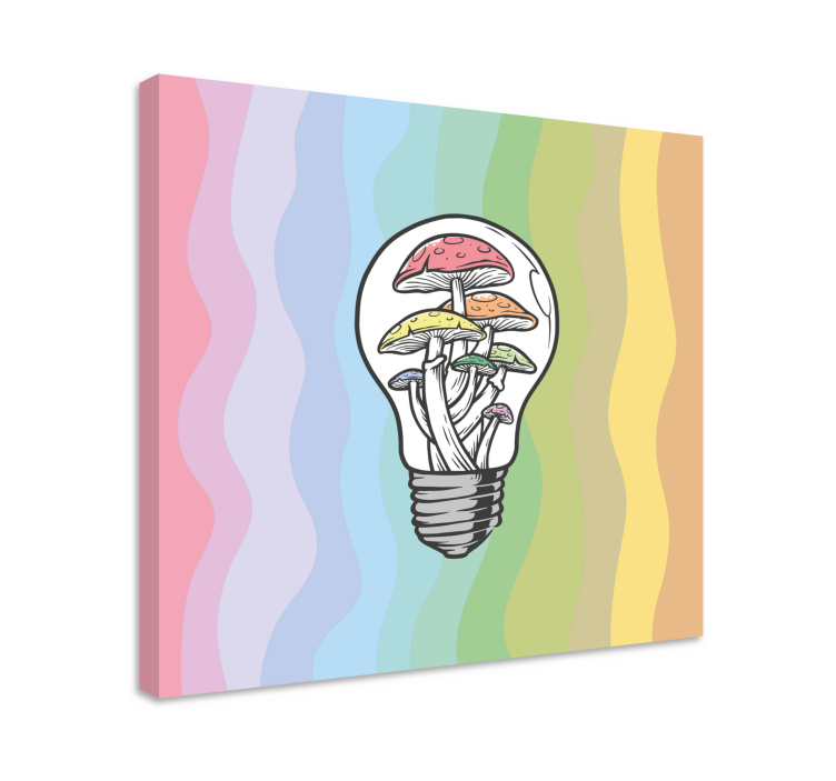 Mushroom light bulb svetilka za prijetno osvetlitev - TenStickers
