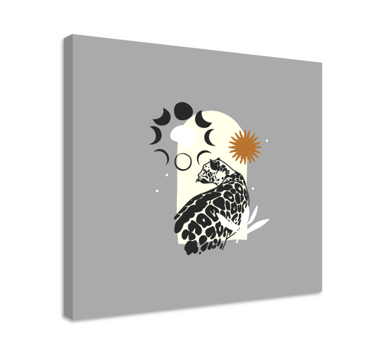 Jaguar and celestial elements slika slona na platnu - TenStickers