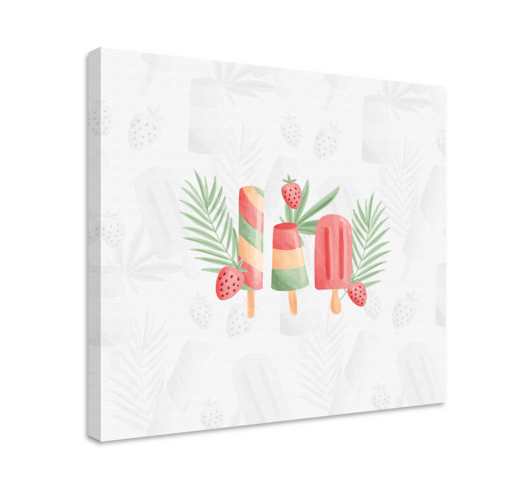 Frozen fruit treats s slikarskimi platni s sadjem - TenStickers