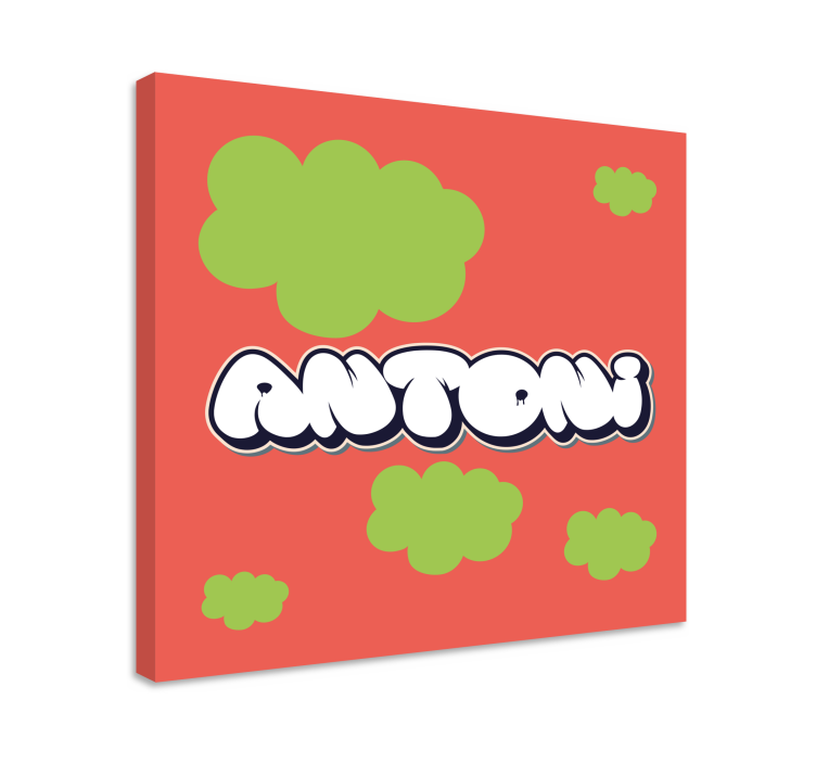 Playful lettering style na slikarskih platnih - TenStickers