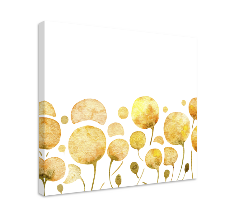 Sunny floral blooms slikarsko platno z rožami - TenStickers