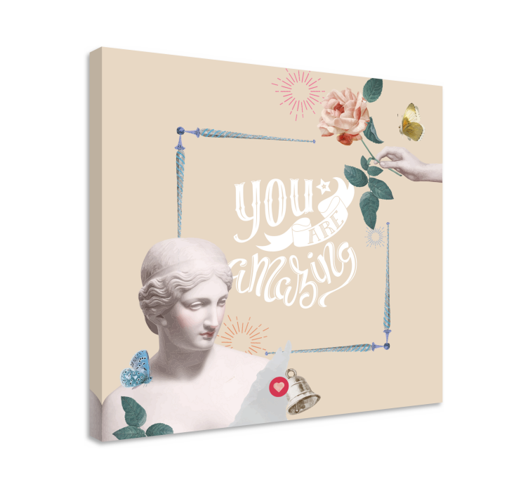 You are amazing platno s citatom za dom - TenStickers