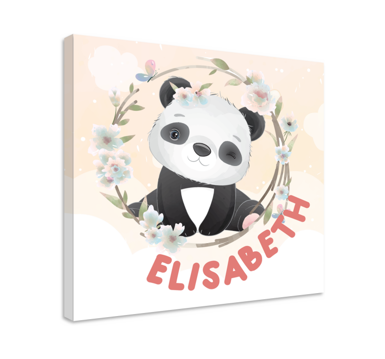 Cute panda design platna slike z motivi živali - TenStickers