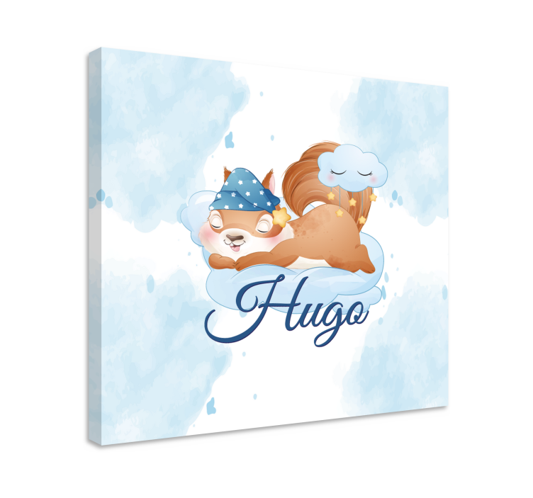 Squirrel dreaming cutely živali senčilo - TenStickers