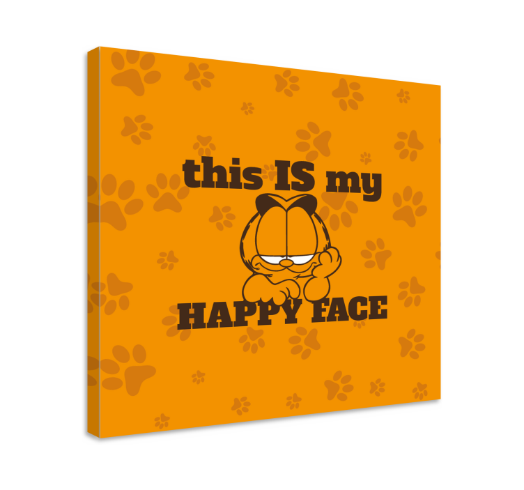 Happy cat expression platna slike z motivi živali - TenStickers