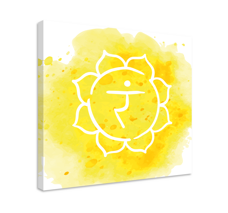 Chakra symbol platno z zen motivom - TenStickers