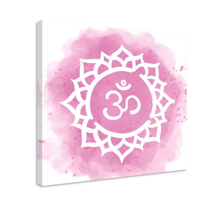Om mandala design slika na platnu buda - TenStickers