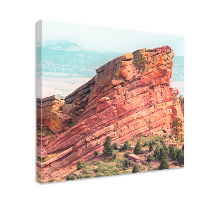 Majestic rock formation platno slika zemljevidov - TenStickers