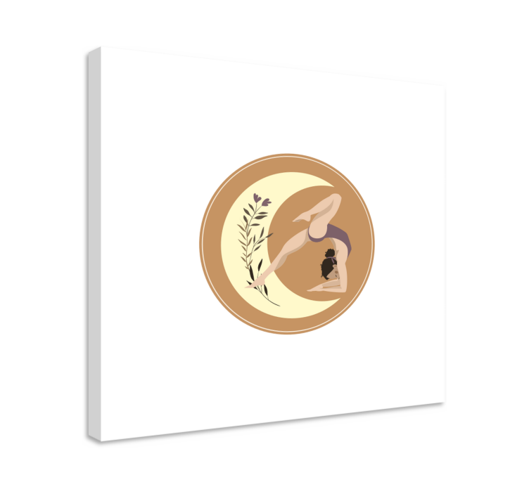 Yoga pose serenity otroško platno z motivom - TenStickers