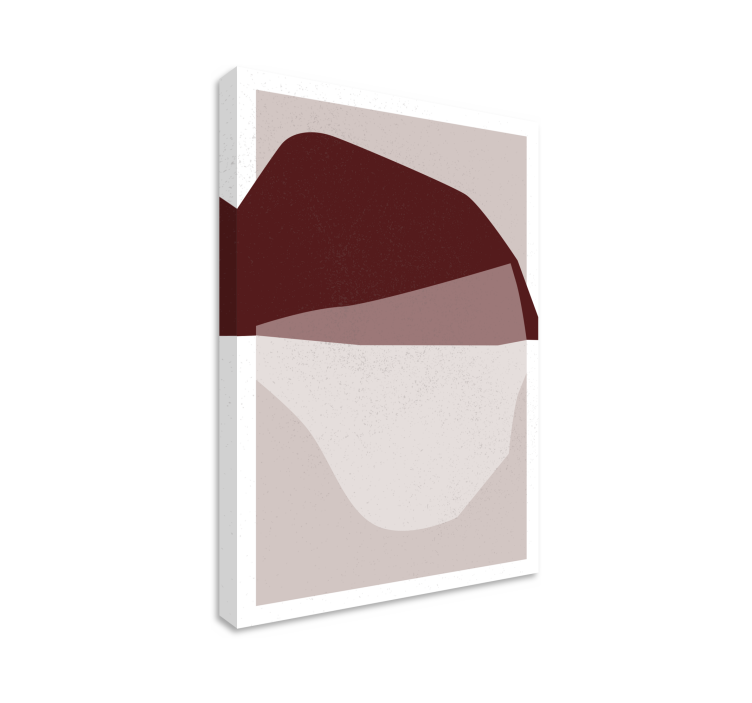 Abstract shapes fusion moderno platno slikarstvo - TenStickers