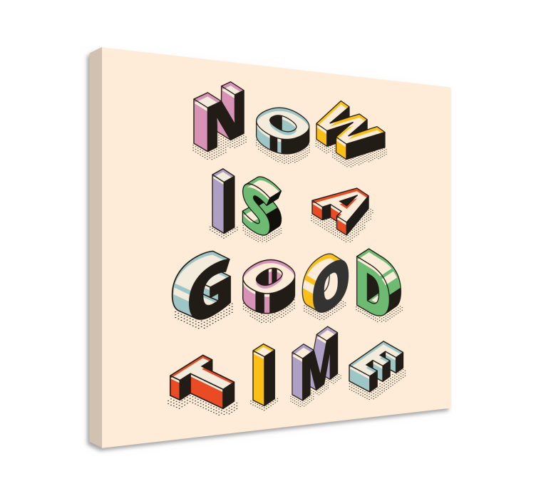 Motivational text artwork platno s citatom za dom - TenStickers