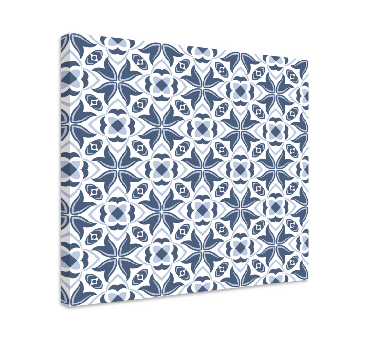Stylish floral pattern platno slikanje dekoracija - TenStickers