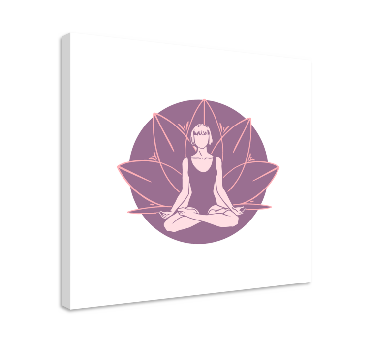 Serenity pose platno z zen motivom - TenStickers