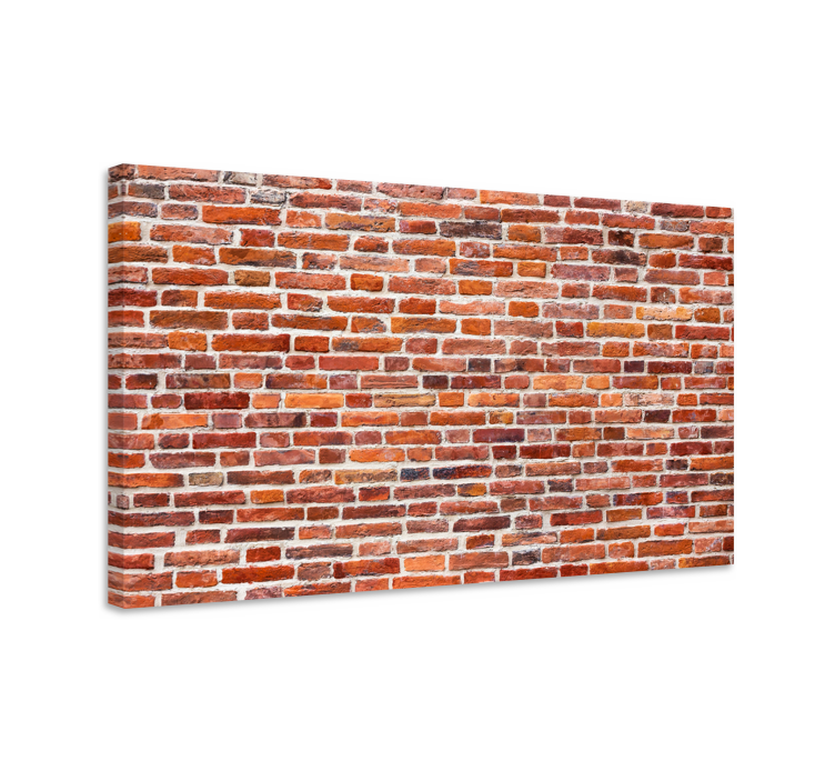Rustic brick texture platno slikanje dekoracija - TenStickers