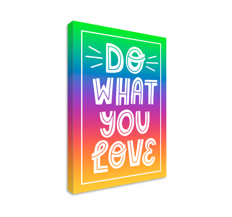 Do what you platno s citatom za notranjo opremo - TenStickers