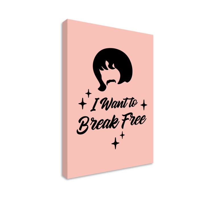 Iconic phrase inspiration platno z motivacijskim citatom - TenStickers