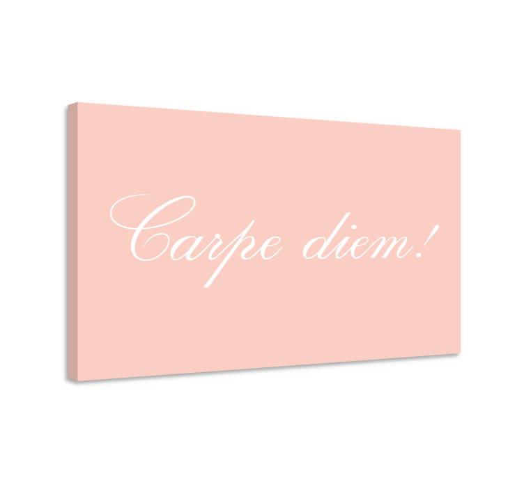 Seize the day motivation platno za notranjo opremo - TenStickers
