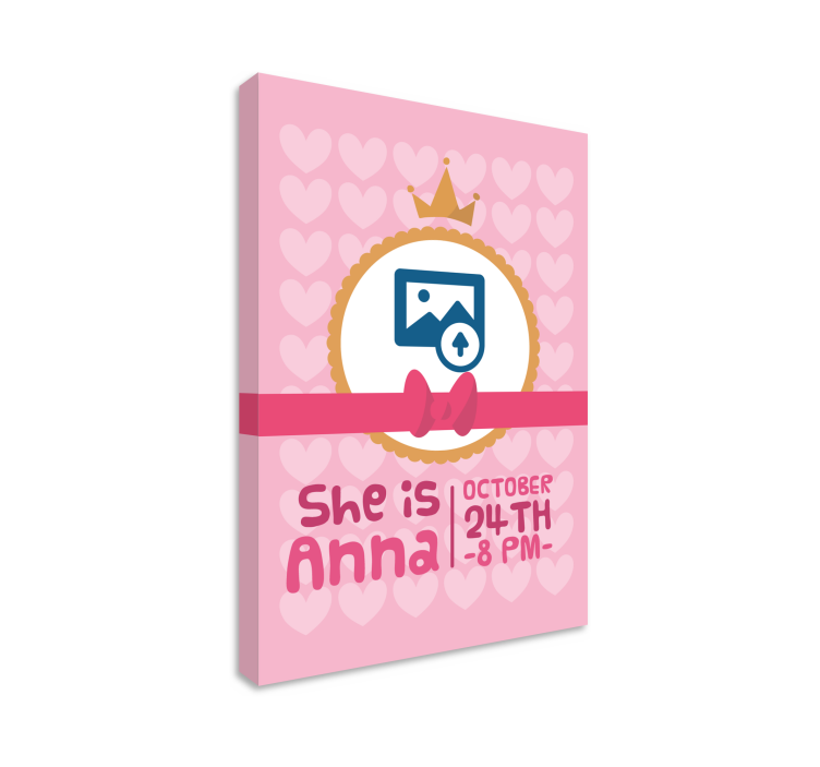 Birthday celebration banner za dojenčke na platnu - TenStickers