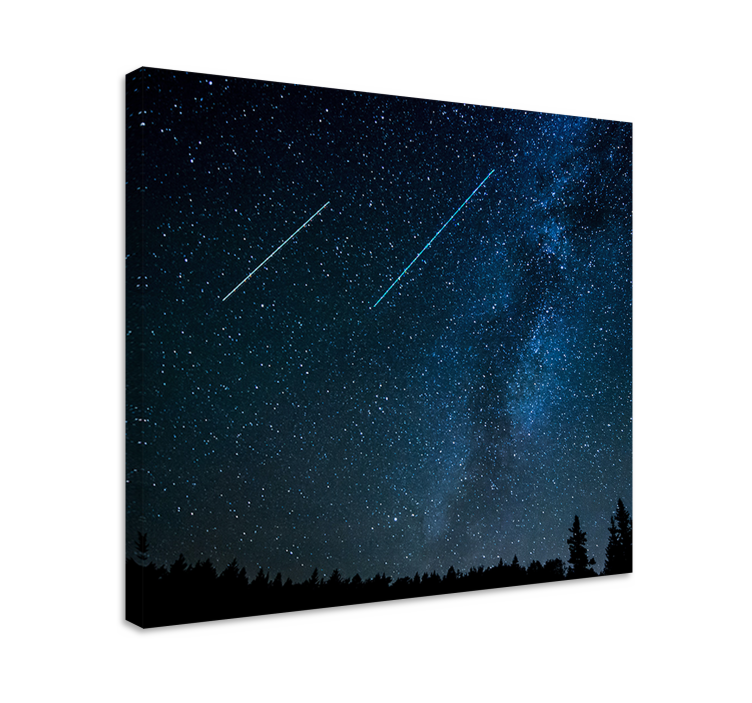 Celestial evening sky platno zemljevidov - TenStickers