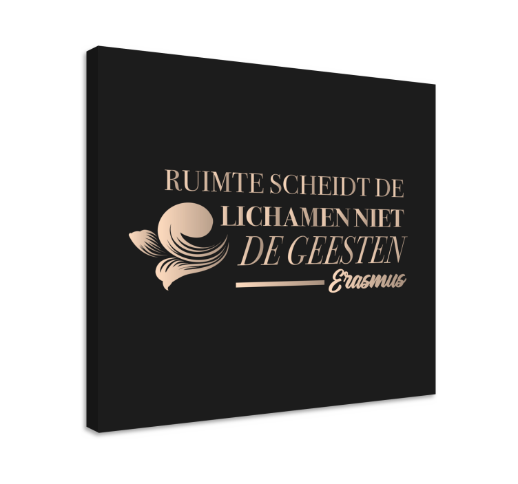 Filozofski citat platno za notranjo opremo - TenStickers