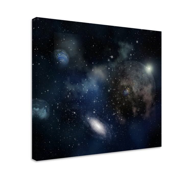 Galaxy exploration theme platno slikanje plesalcev - TenStickers